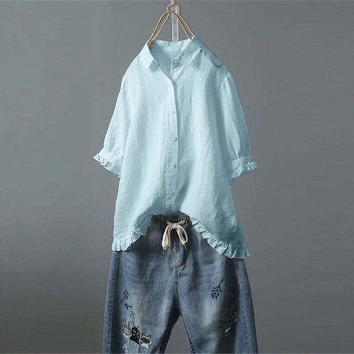 Womens Blouse - Timeless Design & Flattering Fit for Any Occasion-5