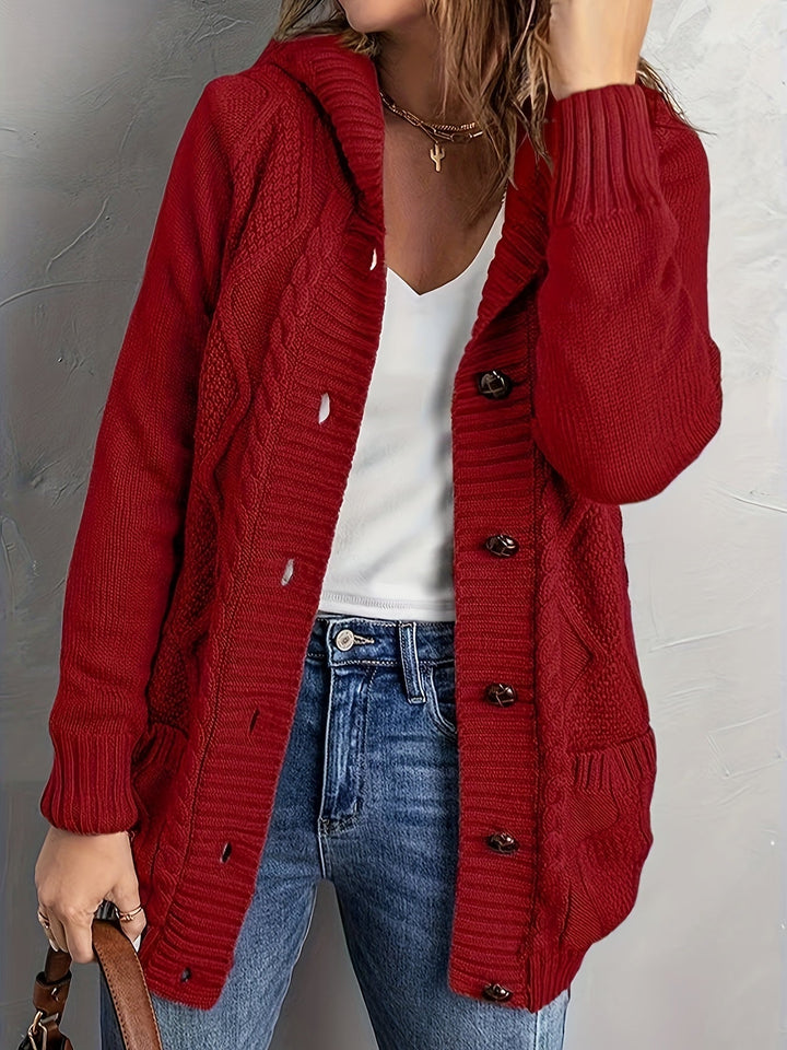 Mustard Long Cardigan - Stylish Comfort for All Seasons, Women’s Fit-4
