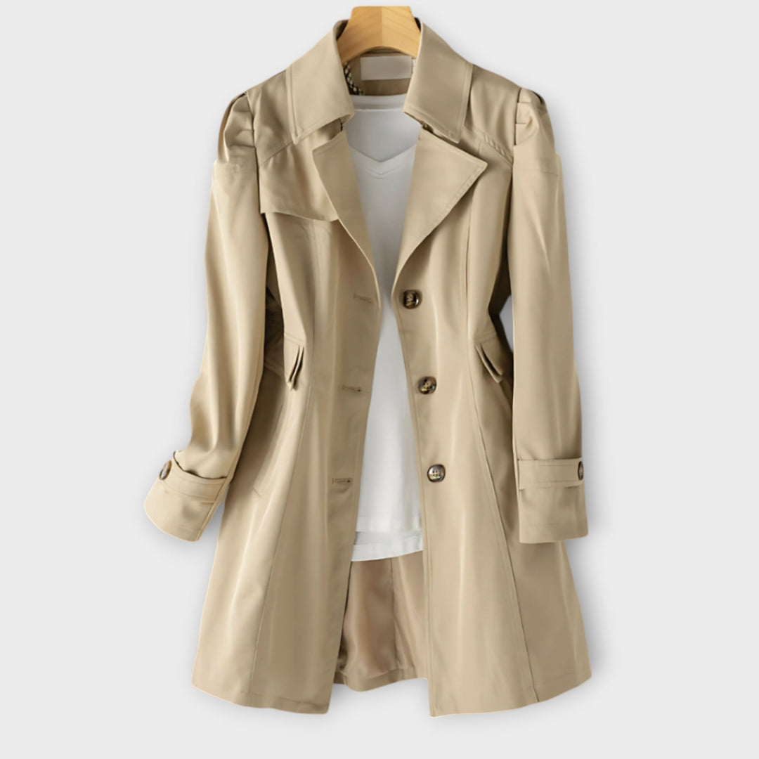 Black Trench Coat Women - Lightweight, Stylish & Versatile Outerwear 2