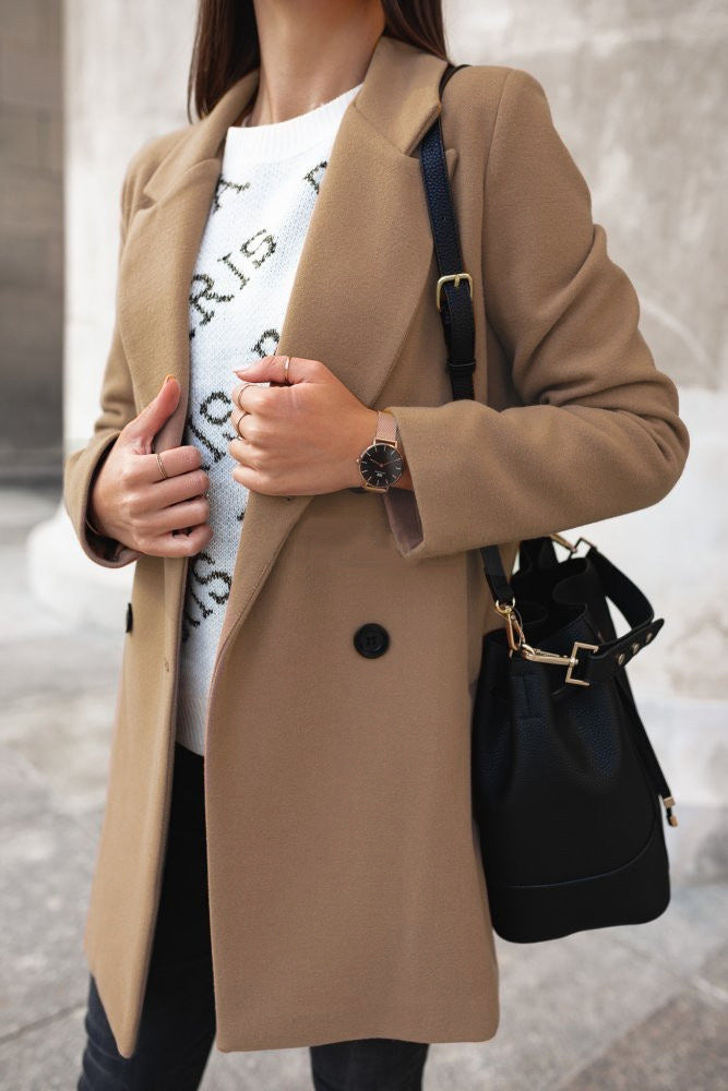 Elianna™ Double-Breasted Winter Coat for Women - Timeless Elegance & Comfort-4