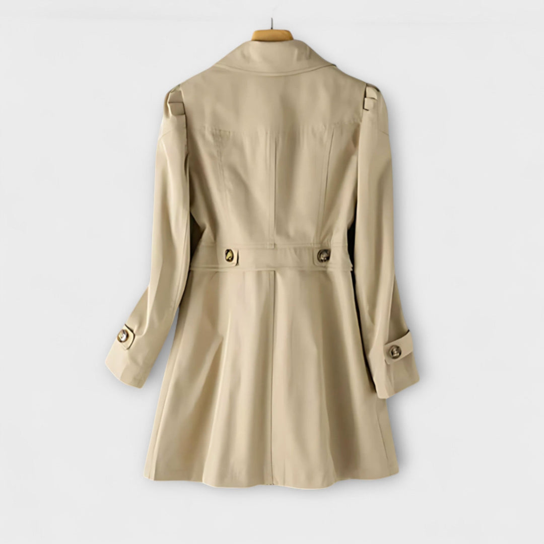 Black Trench Coat Women - Lightweight, Stylish & Versatile Outerwear 3