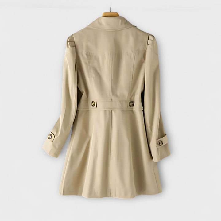 Black Trench Coat Women - Lightweight, Stylish & Versatile Outerwear 3
