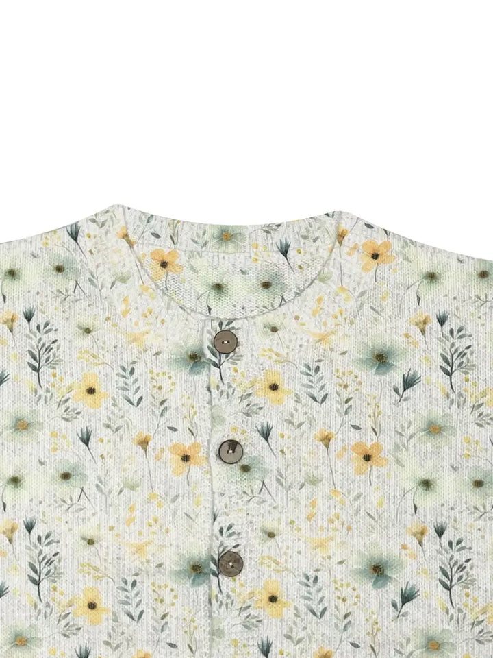Floral Knit Cardigan - Effortless Style & All-Day Comfort for Women-4