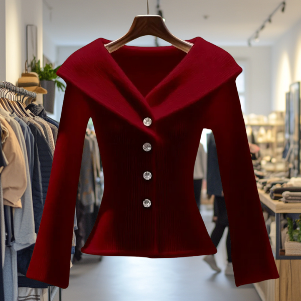 Variant image for Luxe Black Cardigan - Soft Comfort & Timeless Style for Men and Women-6