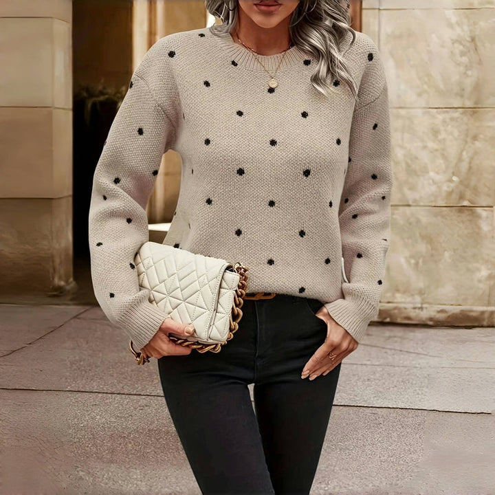 Lilah | Polka Dot Knitted Sweater 3