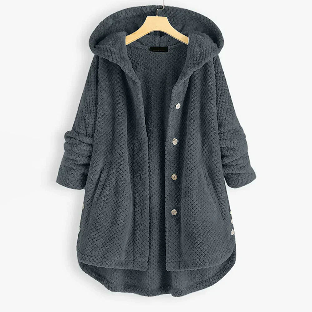Dana™ Ribbed Hooded Wrap - Soft, Warm & Versatile Cardigan for Autumn-5