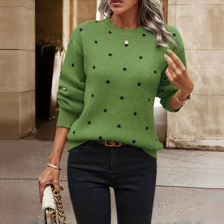 Lilah | Polka Dot Knitted Sweater 6