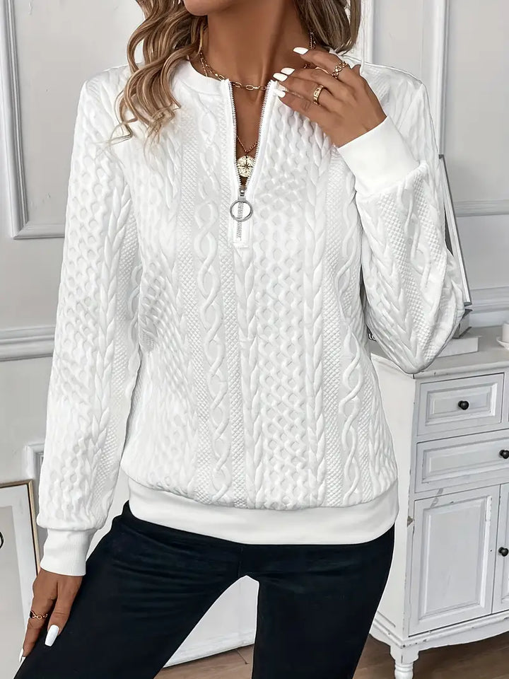 Elegant Zip Jumper - Chic Style With All-Day Comfort & Versatility 5
