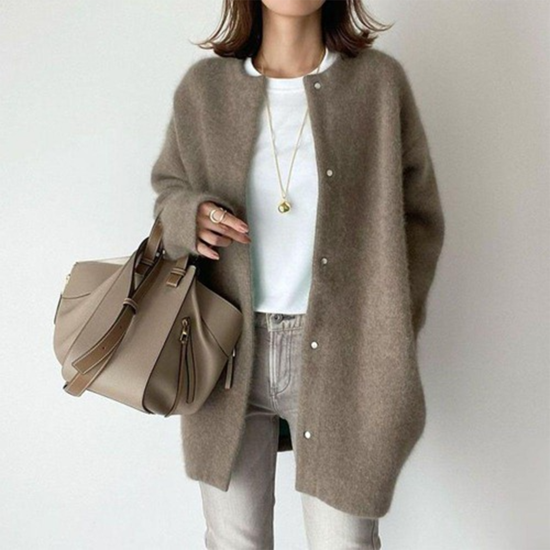 AVERY Black Long Cardigan - Premium Comfort & Timeless Style for Women-4