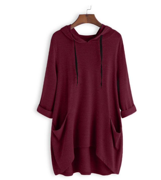 Ella/ Casual Comfy Pocket Hoodie 1