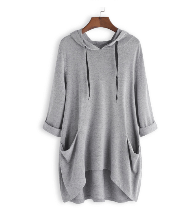 Ella/ Casual Comfy Pocket Hoodie 3