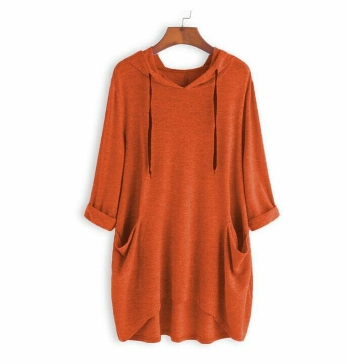 Ella/ Casual Comfy Pocket Hoodie 9