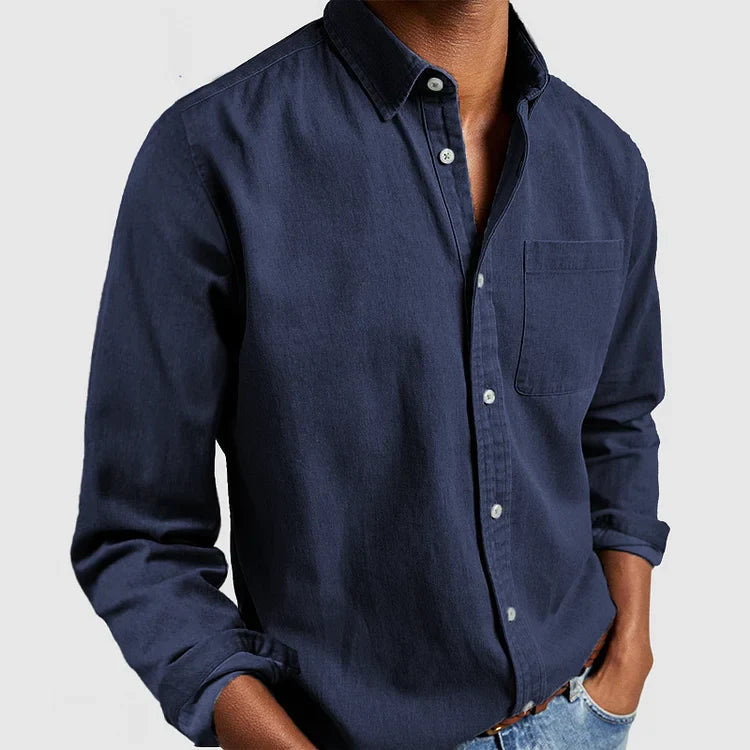 Friedhelm - elegant shirt with breast pocket 0