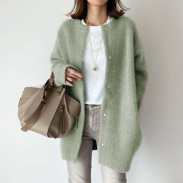 Variant image for Cozy Chic Knit Cardigan Coat - Oversized Fit, Soft Fabric & Pockets-37