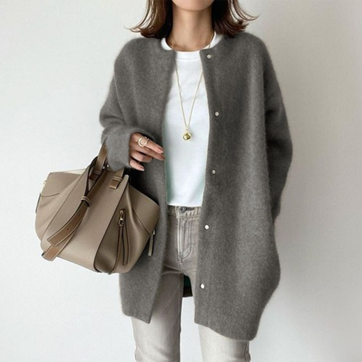 Cozy Chic Knit Cardigan Coat - Oversized Fit, Soft Fabric & Pockets 5
