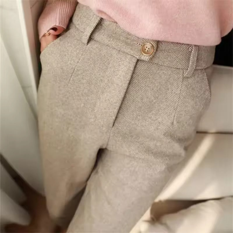 Meike - Elegant pants made of pure wool 6