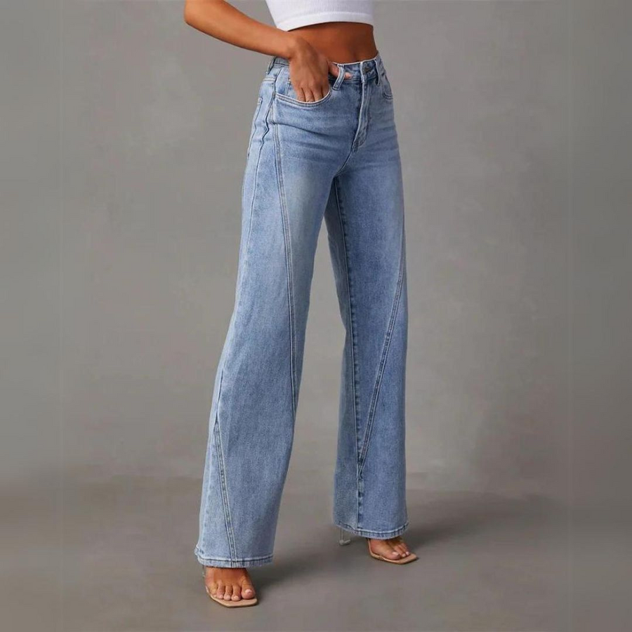 Quintina - wide jeans with a high waist 2