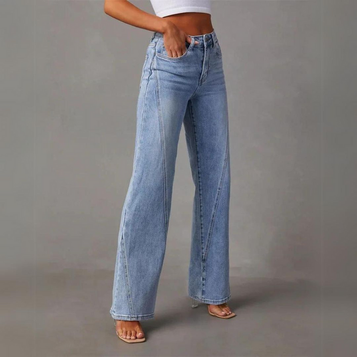 Quintina - wide jeans with a high waist 2