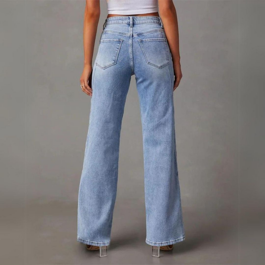 Quintina - wide jeans with a high waist 3