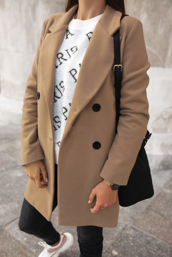 Elianna™ Double-Breasted Winter Coat for Women - Timeless Elegance & Comfort-5