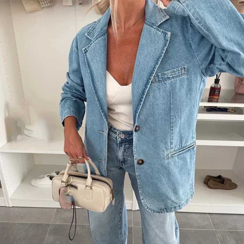 Black Denim Jacket for Women - Flattering Fit & All-Day Comfort-4