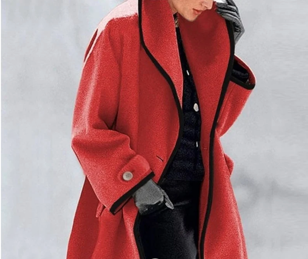 Black Trench Coat Women - Stylish Insulated Design for Warmth-2