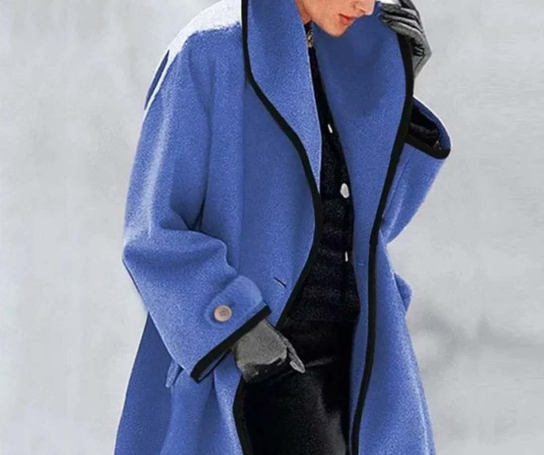 Black Trench Coat Women - Stylish Insulated Design for Warmth-6