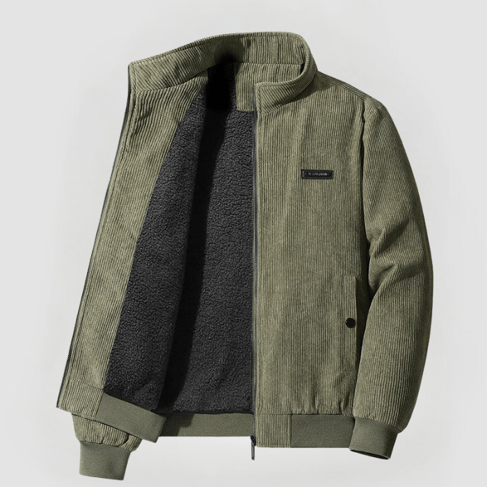 Udo · Cord jacket with fleece feed 0