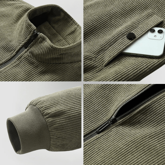 Udo · Cord jacket with fleece feed 1