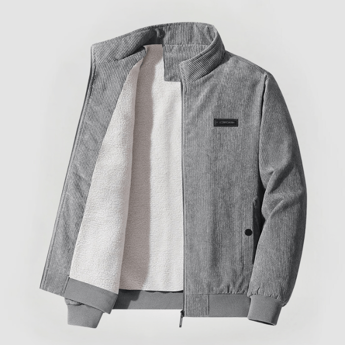 Udo · Cord jacket with fleece feed 3