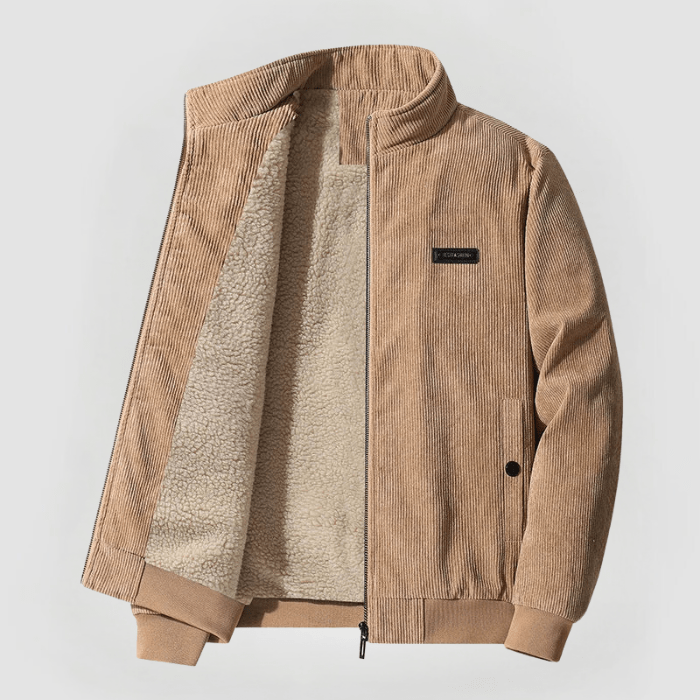 Udo · Cord jacket with fleece feed 4
