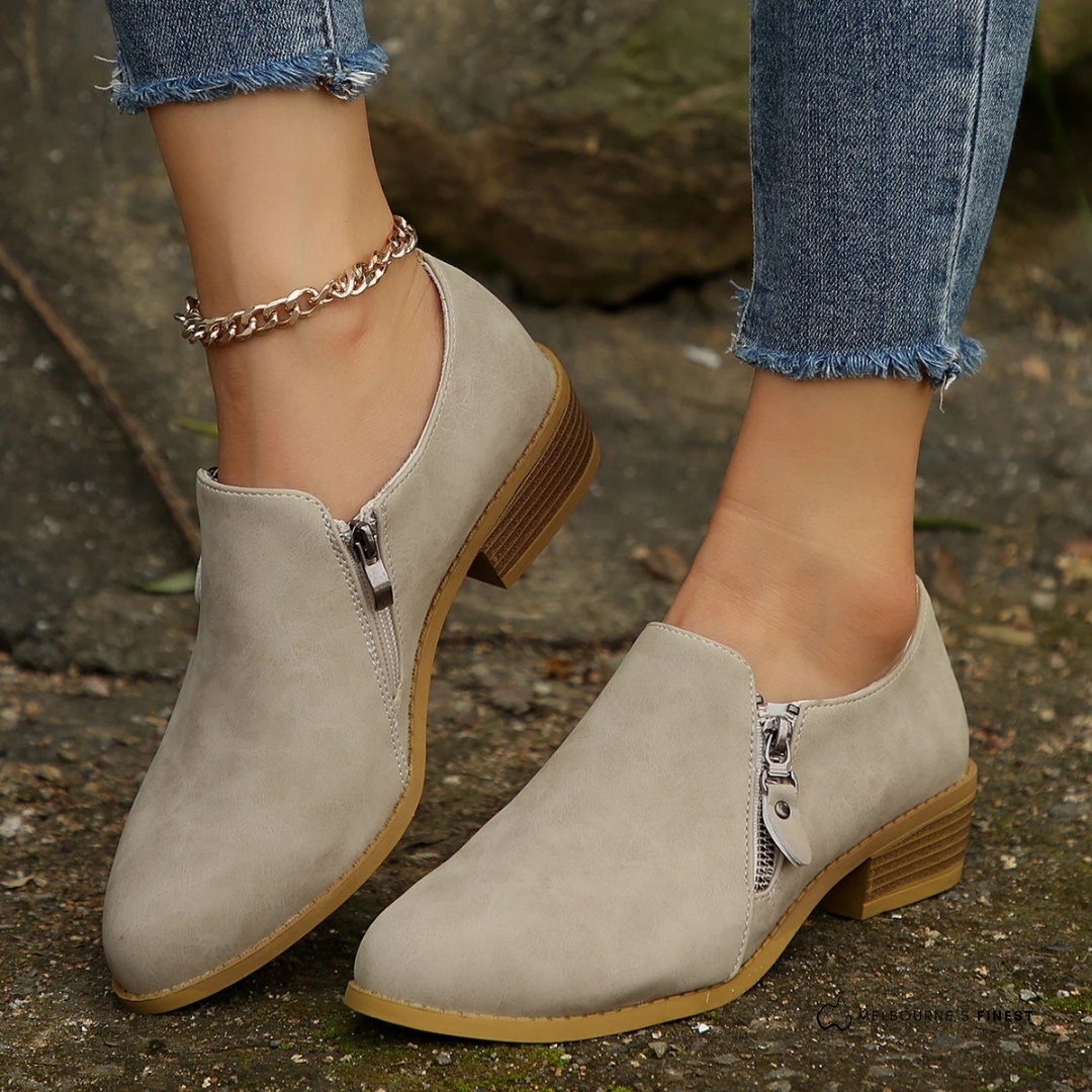 Veya | Zip-Up Ankle Boots 0