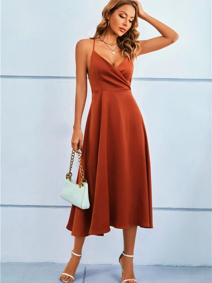 Strapless Silk Maxi Dress - Luxurious Comfort for Elegant Occasions-1