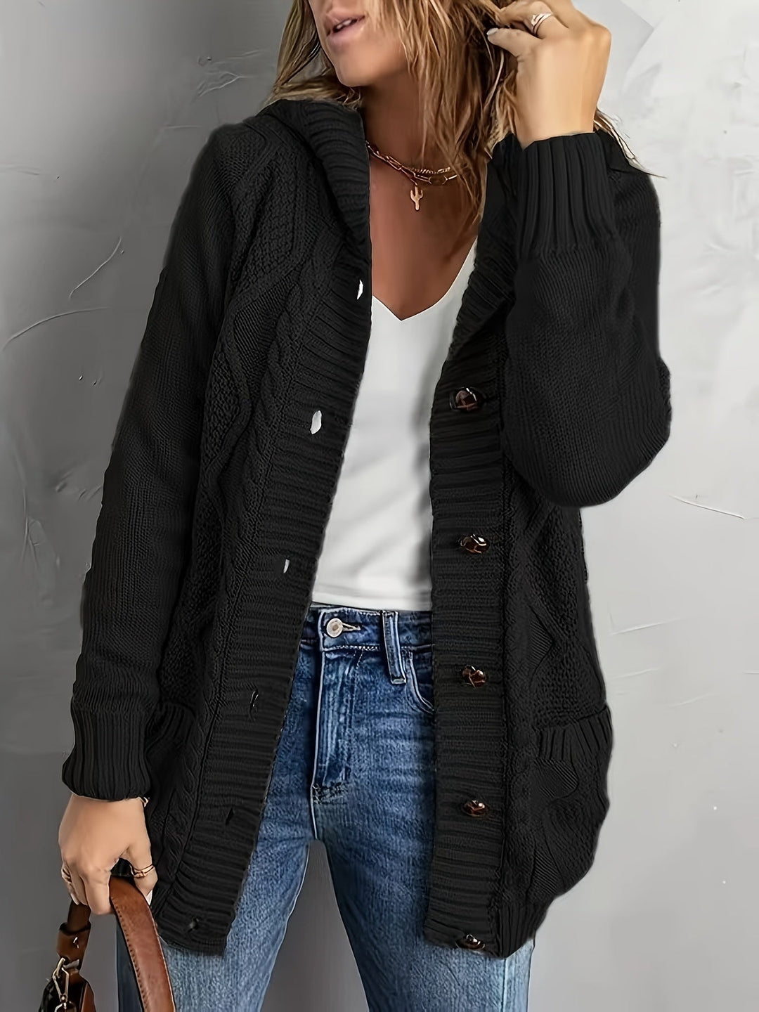 Mustard Long Cardigan - Stylish Comfort for All Seasons, Women’s Fit-6