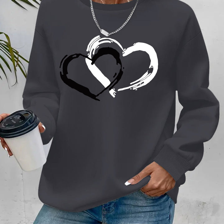 Variant image for Elegant Heart Sweater - Soft, Cozy Fabric with Flattering Fit-11