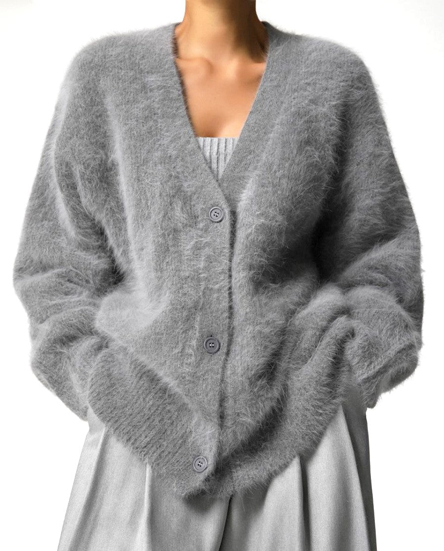 Cashmere Cardigan - Luxurious Comfort & Elegant Black Design-5