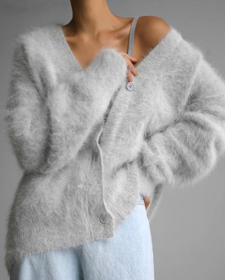 Cashmere Cardigan - Luxurious Comfort & Elegant Black Design-4