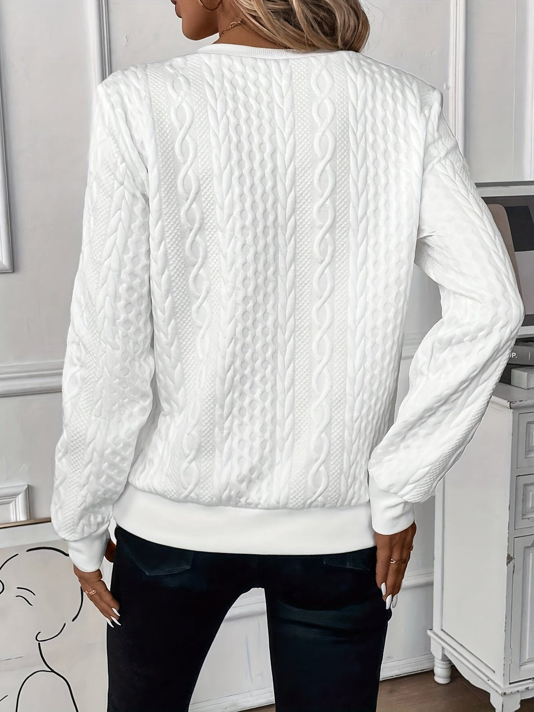 Elegant Zip Jumper - Chic Style With All-Day Comfort & Versatility 3