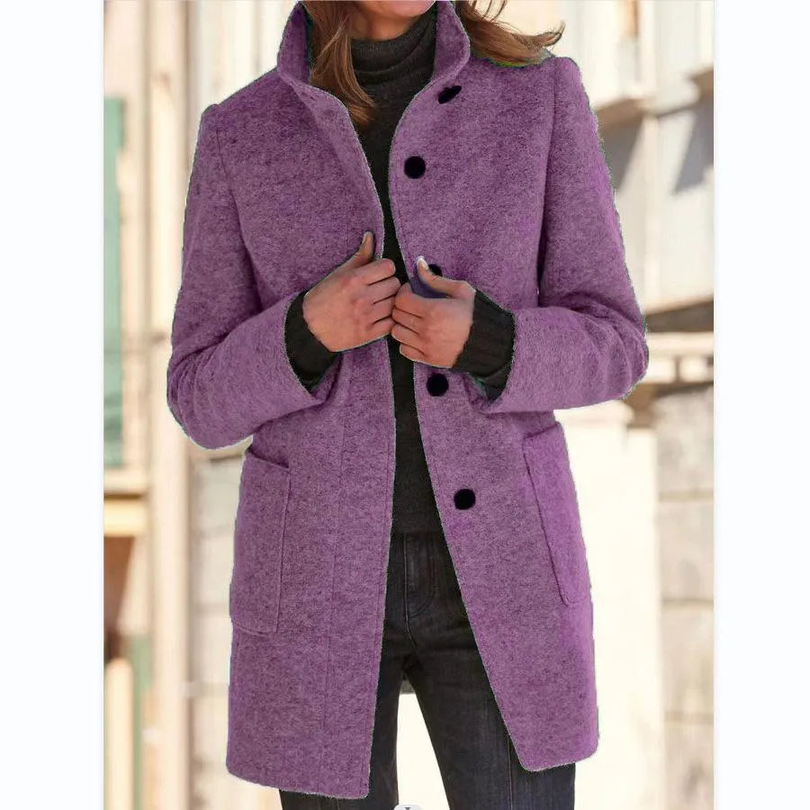 Everyday Elegance Coat - Lightweight Warmth & Flattering Fit for Women-4