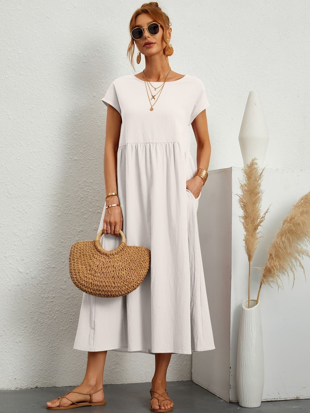 Variant image for Alexa Women's Summer Dress - Elegant, Relaxed Fit for Any Occasion-25