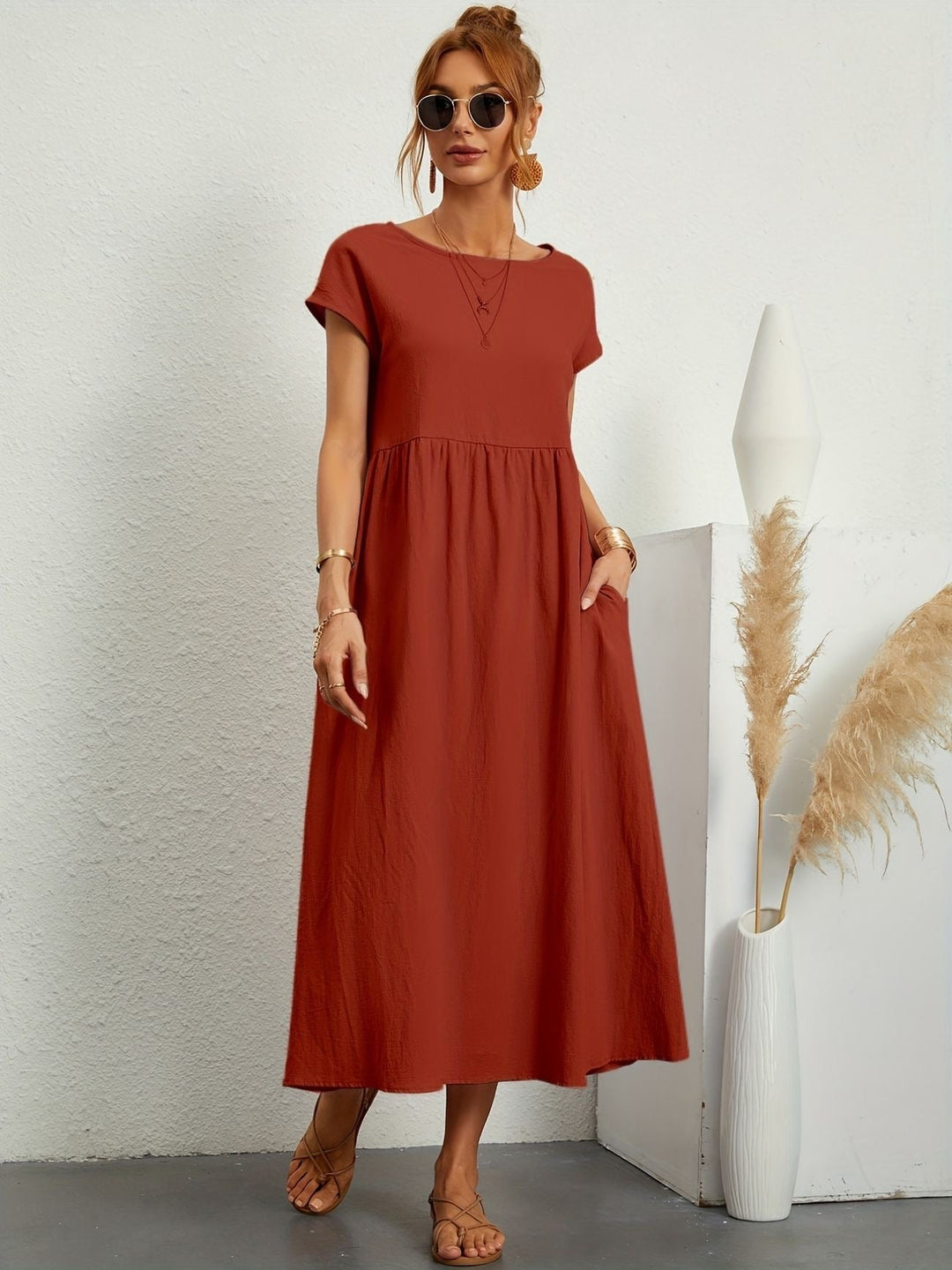 Variant image for Alexa Women's Summer Dress - Elegant, Relaxed Fit for Any Occasion-37