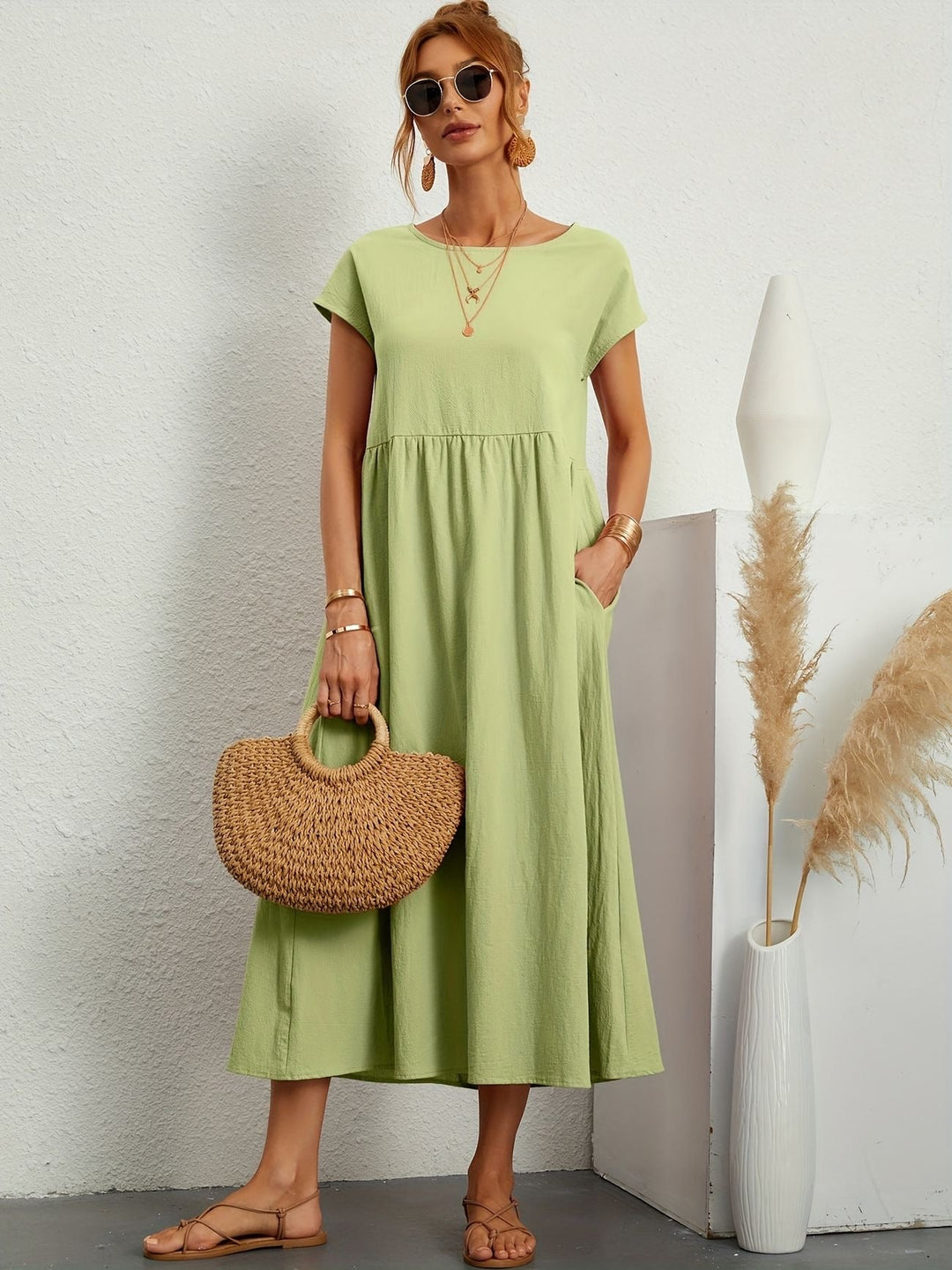 Variant image for Alexa Women's Summer Dress - Elegant, Relaxed Fit for Any Occasion-55