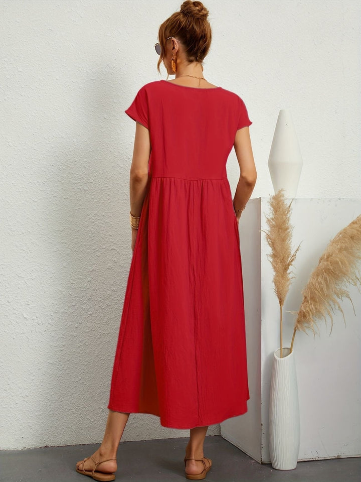 Alexa Women's Summer Dress - Elegant, Relaxed Fit for Any Occasion-6