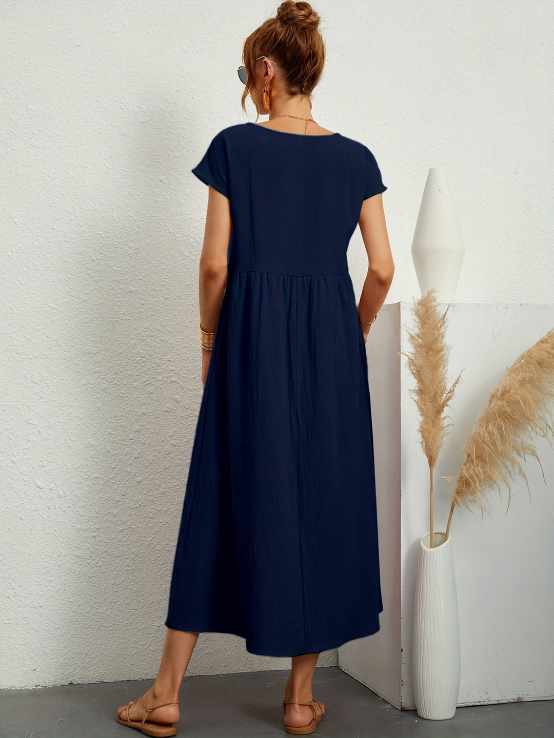 Alexa Women's Summer Dress - Elegant, Relaxed Fit for Any Occasion-5