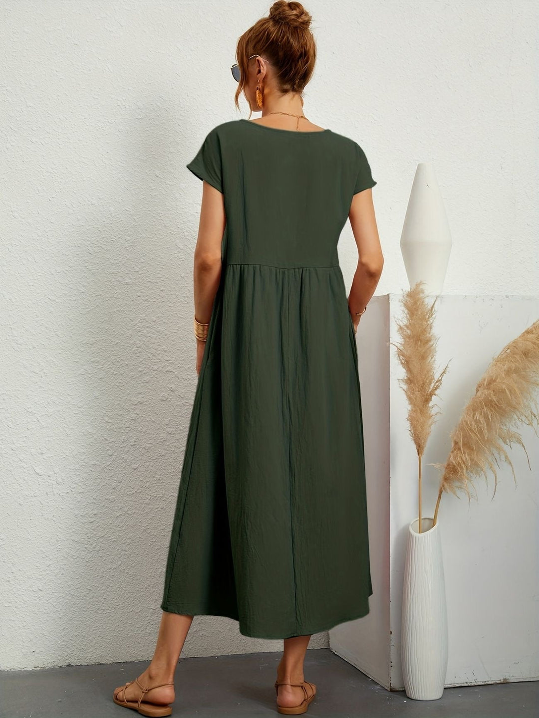 Alexa Women's Summer Dress - Elegant, Relaxed Fit for Any Occasion-3