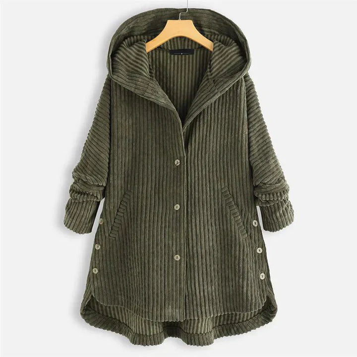 Dana™ Ribbed Hooded Wrap - Soft, Warm & Versatile Cardigan for Autumn-2